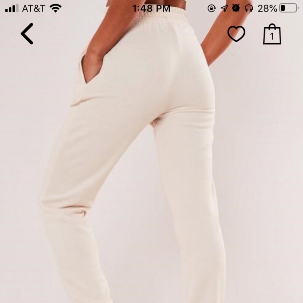 missguided stone basic joggers - Picture 6 of 6